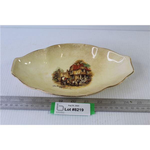 Crown Devon Ceramic Dish "The Manor House Oxford" - Some Crazing