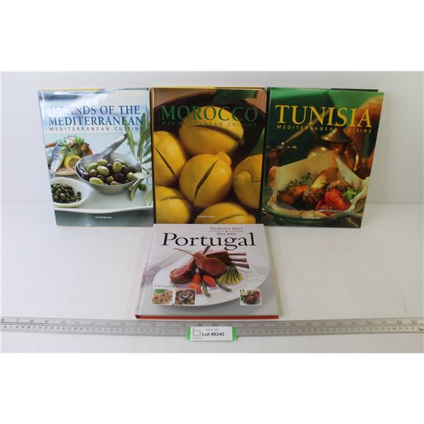 (4) Cook Books - Mediterranean Cuisine - Recipes From Portugal