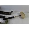 Image 2 : Chalking Gun - Autobody Rasp File - Rubber Mallet - Spike/Nail Puller