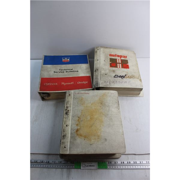 (3) Binders with Service Bulletins