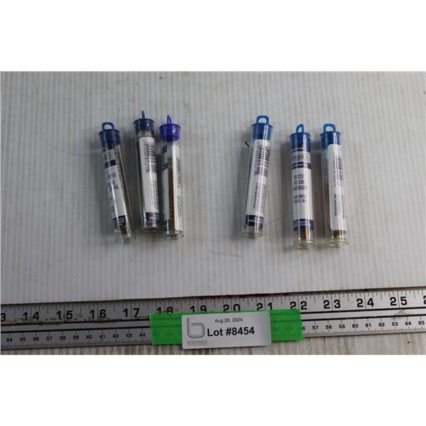 (6) Gunslick Pro Gun Cleaners - 35 - 45, .44 and .45 CAL Benchrest Mops and Brass Jags