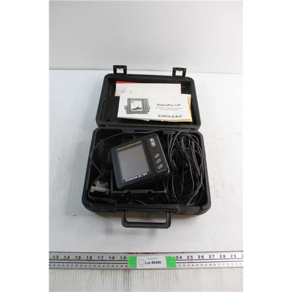 Eagle SupraPro I.D. Fish Finder Device with Case - Untested, As Is