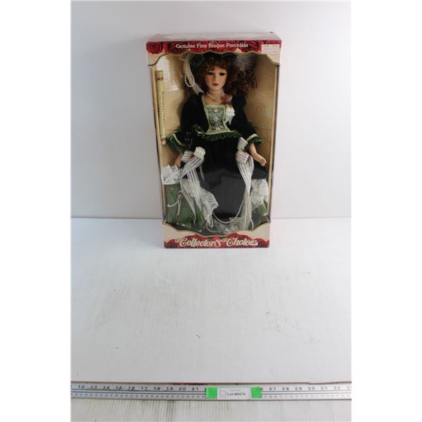 Collectors Choice Limited Edition Porcelain Doll 21'' - Missing Eyes