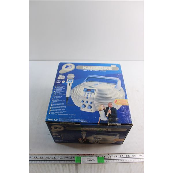 Music Television Karaoke Singing Machine - Untested, As Is