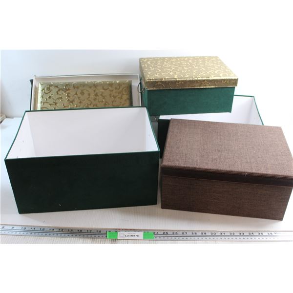(6) Storage Boxes 15'' x 11'' x 7''