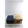 Image 1 : (2) Storage Boxes 15'' x 11'' x 8''