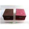 Image 1 : (3) Storage Velvet Boxes 15'' x 11'' x 8''