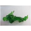 Image 3 : Green Glass Chinese Dragon Statue