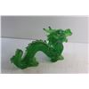 Image 6 : Green Glass Chinese Dragon Statue