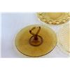 Image 3 : (3)  Amber  Glass Dishes 11''