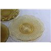 Image 4 : (3)  Amber  Glass Dishes 11''