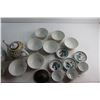 Image 5 : (18) pc Japanese Tea Set Pieces - Not all Match