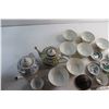 Image 6 : (18) pc Japanese Tea Set Pieces - Not all Match