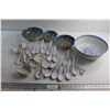 Image 1 : Japanese Soup Bowls and Lots of Assorted Spoons