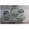 Image 1 : (3) Hermetic Glass Storage Jars
