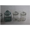 Image 3 : (6) Assorted Glass Storage Jars