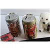 Image 5 : Coca Cola Tray, (2) Piggy Banks, Plush Bear and Tin Case with Lock