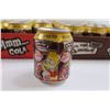 Image 2 : (2) Flats The Simpsons Mini Pop Cans - Empty