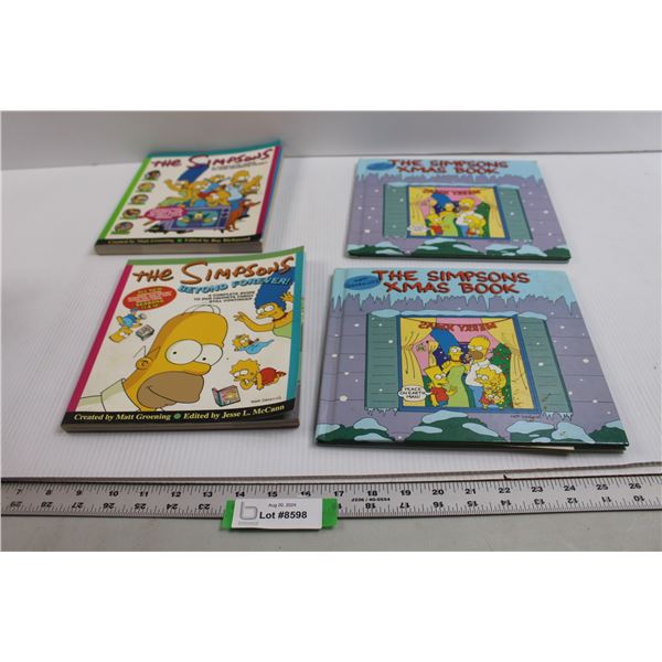 (4) The Simpsons Books - As Is
