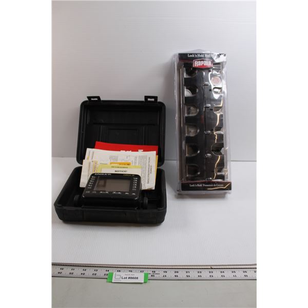 Eagle Ultra II Fish Finder, Rapala Rod Rack