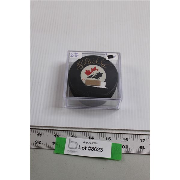 Hayley Wickenheiser Team Canada Autographed Olympic Hockey Puck