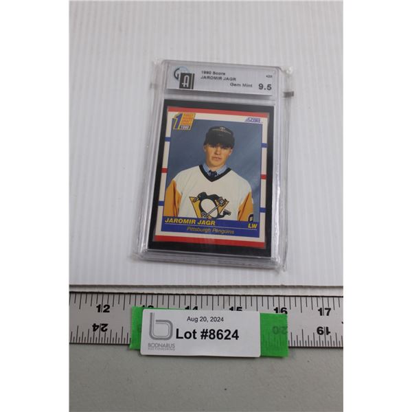 Jaromir Jagr 1990 Score Graded Rookie Hockey Card