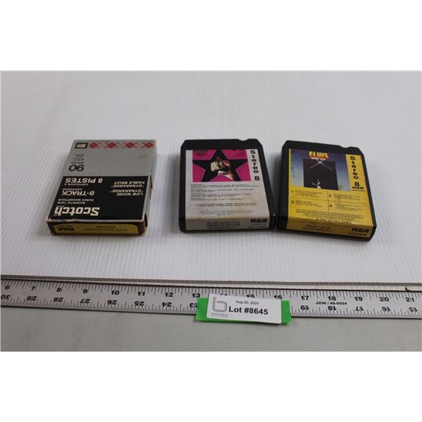 (3) Elvis 8-Tracks