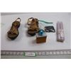 Image 1 : Sandals - Size Unknown, Candles, Misc.