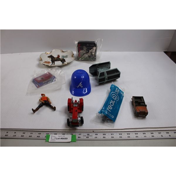 RCMP Plate, Toy Tractor, Misc.