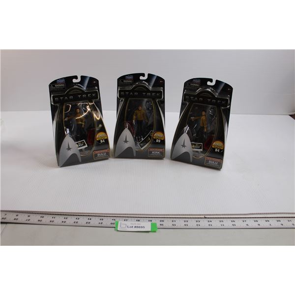 (3) Star Trek Figurines - Sealed