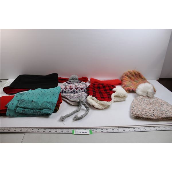 Assorted Toques and Scarves