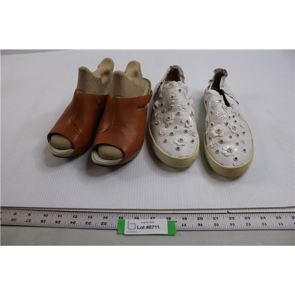 (2) Pairs Shoes - Sizes Unknown