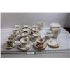 Image 1 : Assorted Teacups and Saucers