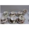 Image 2 : Assorted Teacups and Saucers