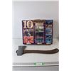 Image 1 : Ten Deluxe Jigsaw Puzzles Set - As Is, Plastic Toy Axe