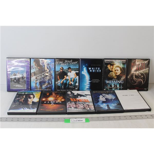 (12) DVD Movies - Mortal Kombat, Hellboy, The Fast and Furious Five