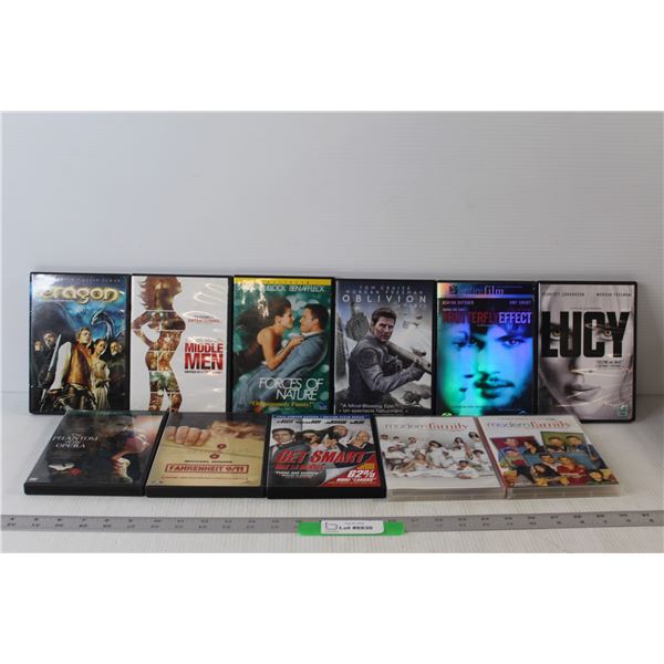 (16) DVD Movies TV Shows - Modern Family, Eragon, Oblivion, etc.