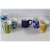 Image 2 : (8) Assorted Mugs, (2) Small Glass Bowls