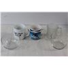 Image 5 : (8) Assorted Mugs, (2) Small Glass Bowls