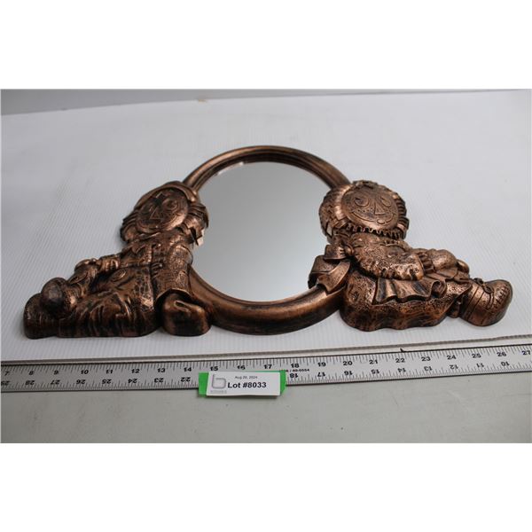 Raggedy Anne and Andy Mirror - 21" x 13"