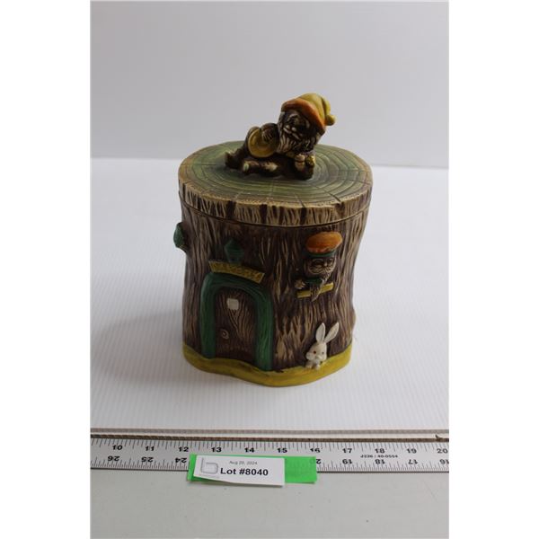 Gnome with Tree Cookie Jar