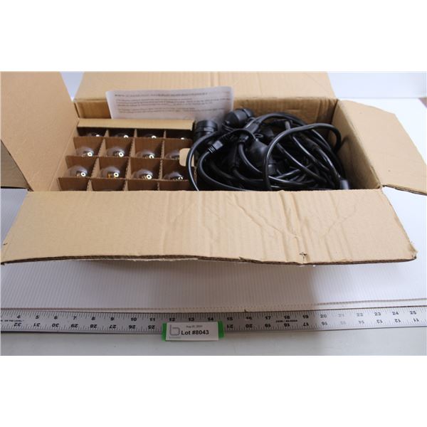 LED S14 String Light Set - Consignor Says New and Never Installed