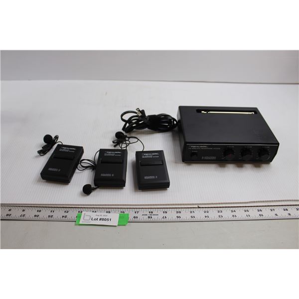 (3) Radio Shack Realistic Radio Mics - Untested - Used, Untested