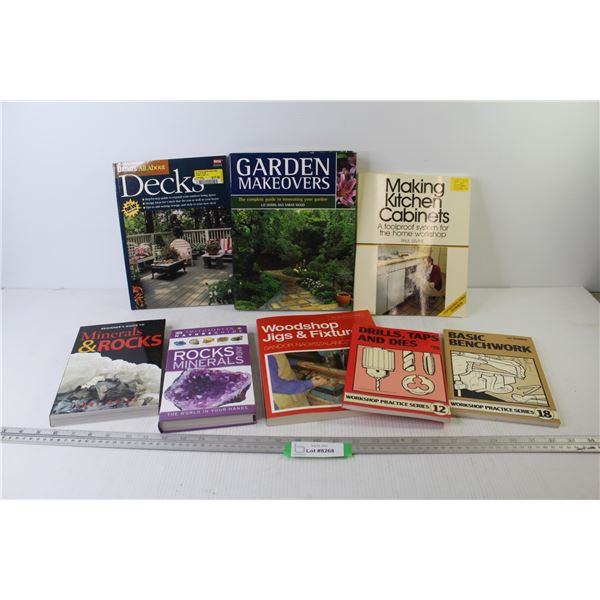 (8) Books - Making Kitchen Cabinets - Shop Projects - Rocks & Minerals - Decks - Garden Makeovers