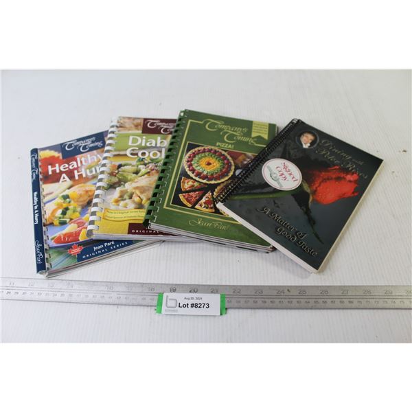 (4) Cookbooks - Company's Coming - Dining w/Peter Rizos