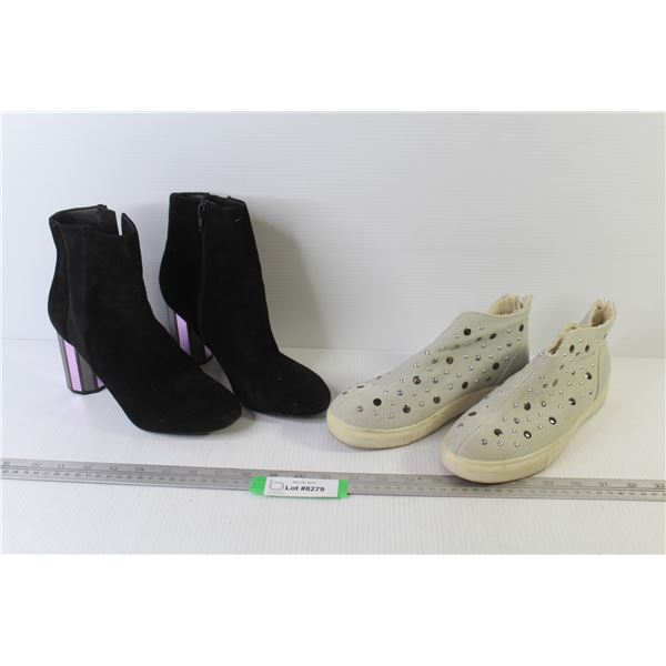 (2) Pair of Ladies Shoes (one is 7.5 - runners no size looks like 7.5)