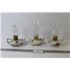 Image 1 : (3) Miniature Oil Lamps