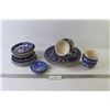 Image 1 : Partial Blue Willow Ceramic Dishes (partial set)