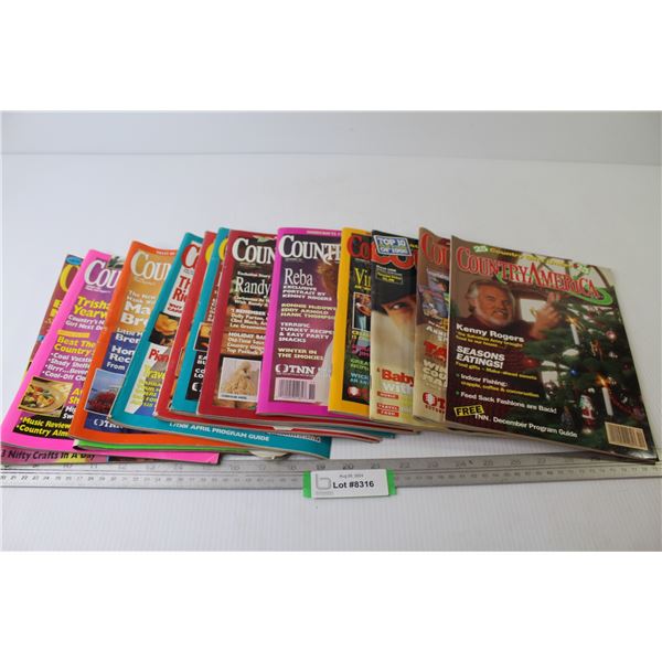 (12) Country America Magazines