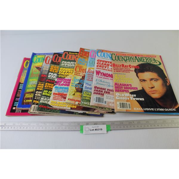 (9) Country America Magazines